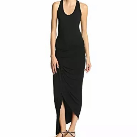 Young Fabulous & Broke Dresses & Skirts - Young Fabulous & Broke Black asymmetrical Ruched L